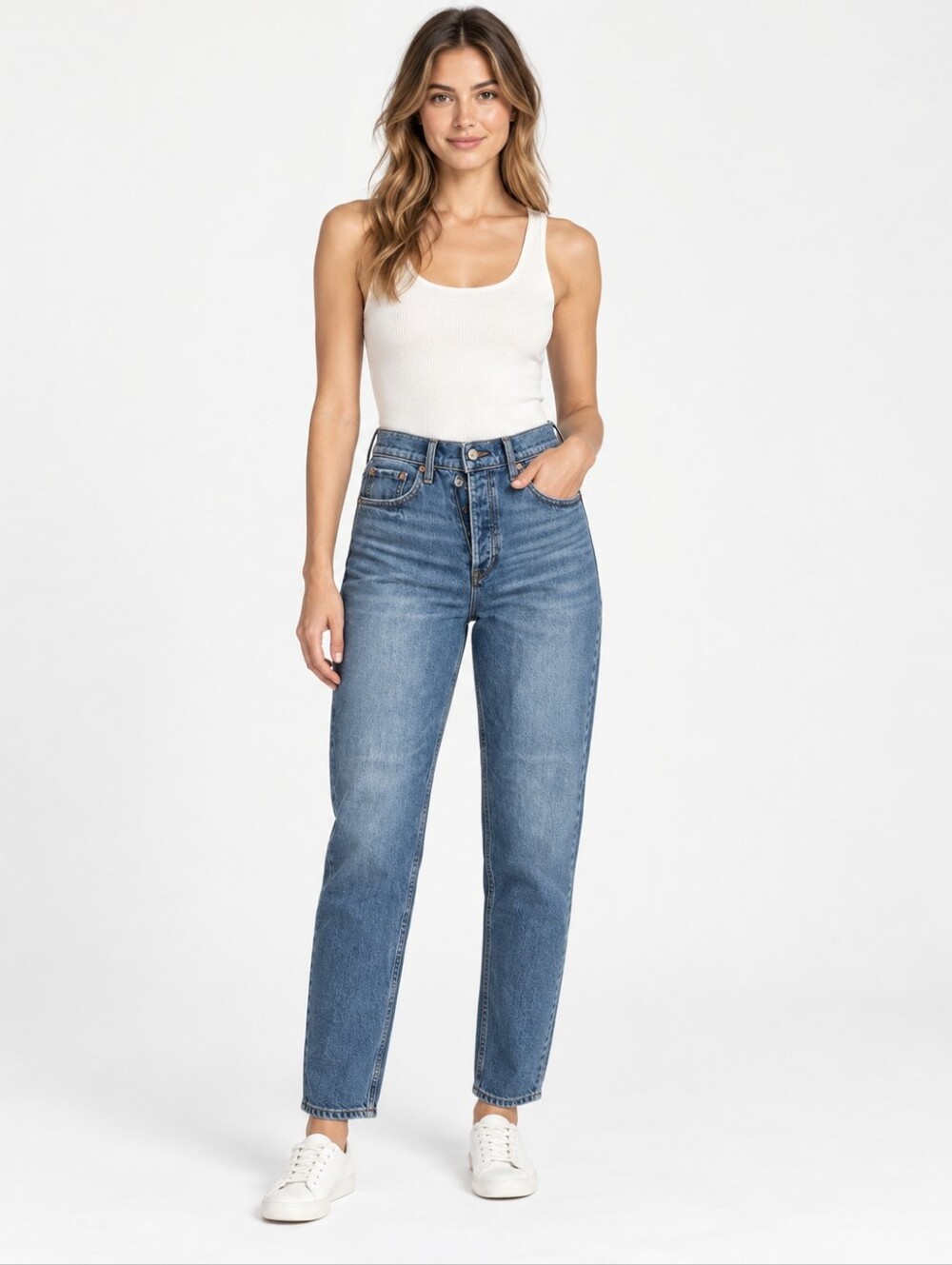 90s Relaxed Straight Dad Jeans Abercrombie & Fitch High Rise Button Fly Sz 2 NWT